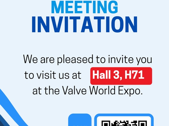 Valve World Expo 2026 Pressure Control Valves at Hall 3, H71