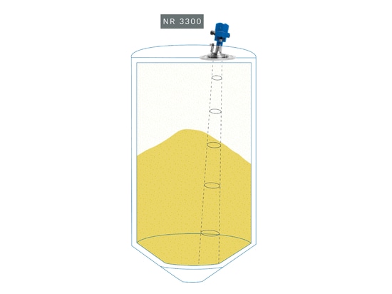 NivoRadar® 3300 in tank - dust