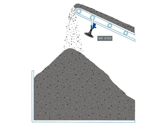 NivoRadar® 3100 - stockpile