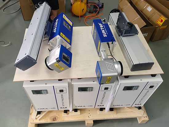 Strictly Tested UV Flying Laser Marking Machine Shipped to Australian Client