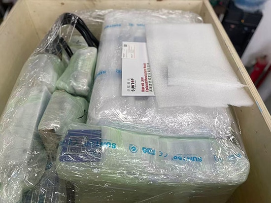 Strictly Tested UV Flying Laser Marking Machine Shipped to Australian Client