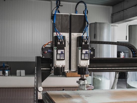 New 8 kW electro-spindle with Multi-Draw Aggregate (45 Simultaneous Cutters)