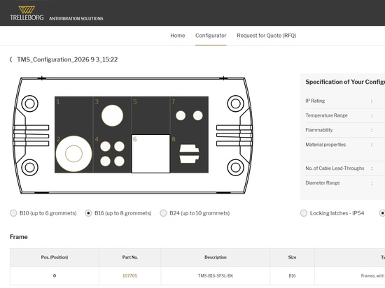 New online configurator for Cable Entry Solutions