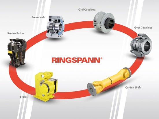 Broadly positioned: RINGSPANN offers a wide range of high-quality design solutions for use in the drive systems of steel and metal industry plants. (Image: RINGSPANN)