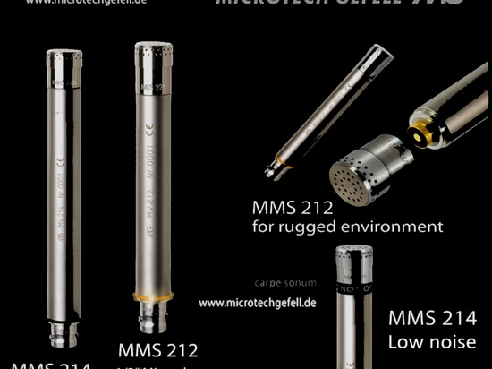 Innovative measurement microphones for extreme operating conditions - MMS 214 1/2" and MMS 212 1/2"
