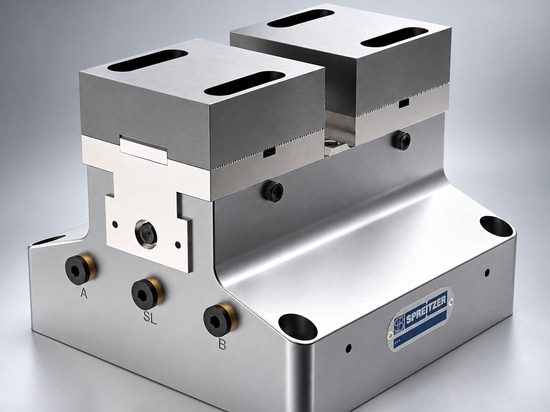 Pneumatic Centre-Clamping Vise PZS²: Precise and Automation-Ready Clamping for Large Series Production