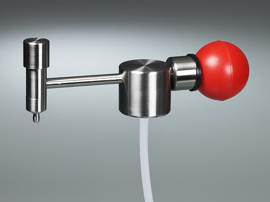 Mini solvent pump: Compact and versatile – for the precise dispensing of solvents from small containers (Bürkle GmbH)
