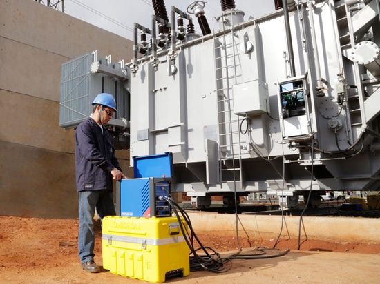 The integrated three sources and the simple wiring concept speed up and simplify power transformer testing.