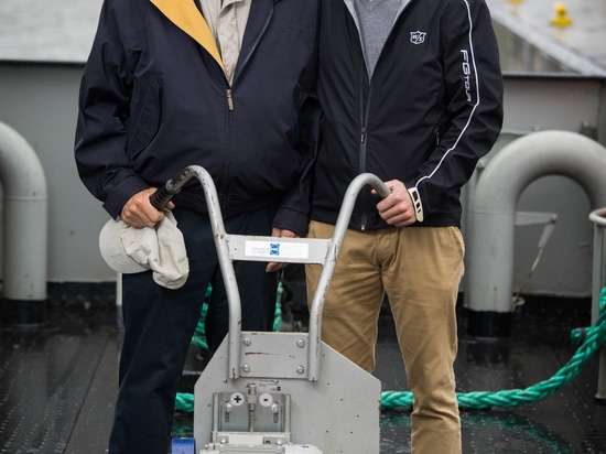 Mr. Lennart Clasen (r.) with his father Mr. Bernd Clasen