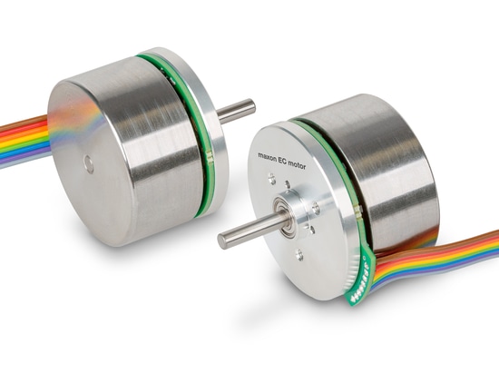 maxon flat motors are now available as cable versions.