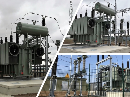 SANERGRID last realisation power transformer KOLEKTOR ETRA EDF Renewables for wind parc 40 MVA ONAN 110kV /20 kV Germany