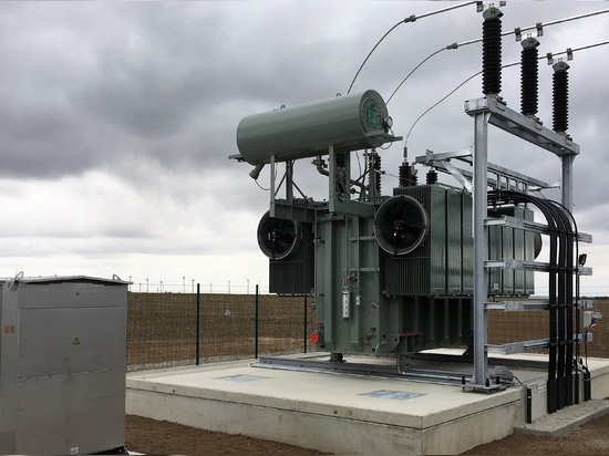 SANERGRID last realisation power transformer KOLEKTOR ETRA EDF Renewables for wind parc 40 MVA ONAN 110kV /20 kV Germany