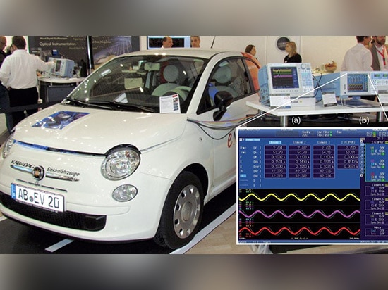 To test the Fiat 500, Linde used a Yokogawa DL850V ScopeCorder (a) and a WT1800 power analyzer (b) connected to the electric vehicle. The ScopeCorder is a multichannel recording instrument for anal...