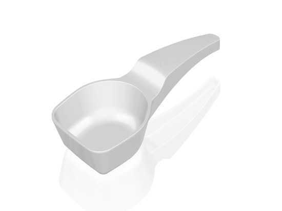 Volumetric and dosing spoons for small amounts