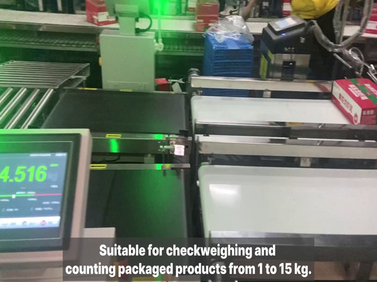 Checkweigher CW-15K in Food Industry for Box Weight Checking - Shenzhen ...