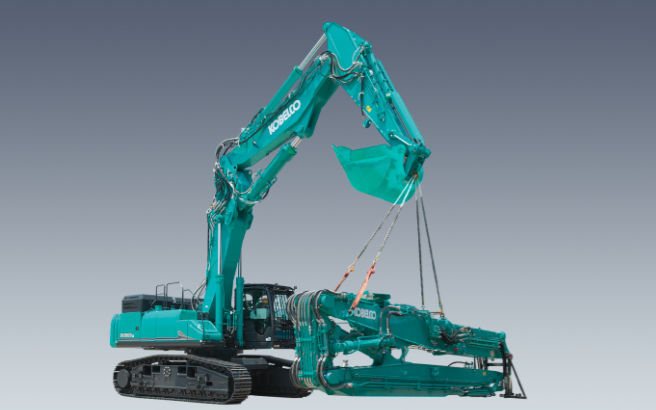 中型油圧ショベル - SK550DLC-11 - Kobelco Construction Machinery Europe B.V. -  クローラー式 / ディーゼル / 解体用