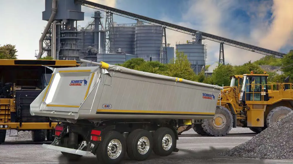 HESS トレーラーとロケット ダンプトレーラー - S.KI series - Schmitz Cargobull - 工事用