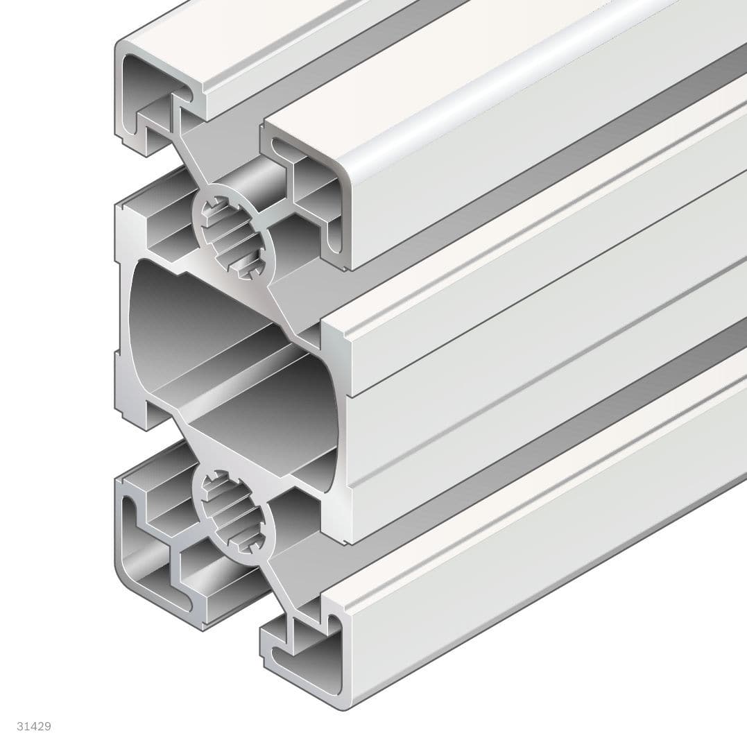 アルマイト処理されたアルミ製プロファイル - 3842553612 - Bosch Rexroth - Assembly Technology ...