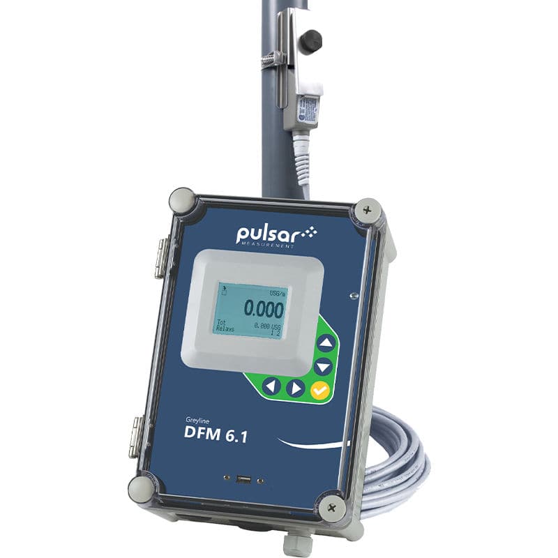 ドップラー法流量計 - Greyline DFM 6.1 - Pulsar Measurement - 水用 / 化学製品 / 排水用