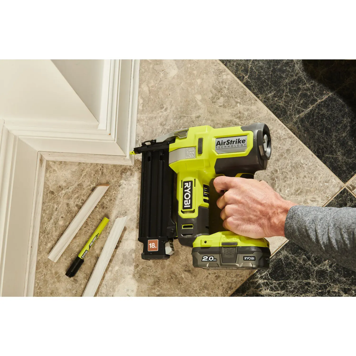 バッテリー式釘打ち機 - R18GN18-0 - RYOBI - 木材用 / 仕上げ用