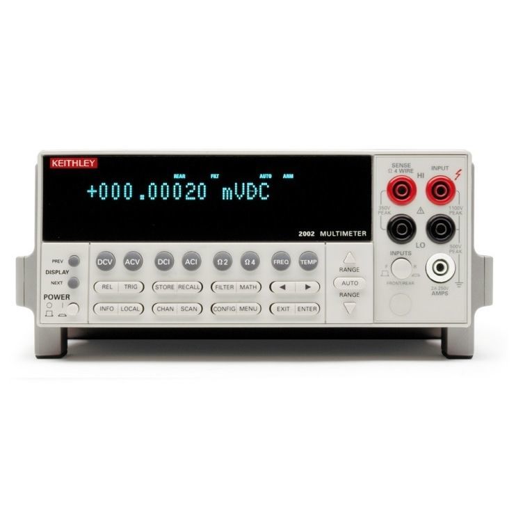 デジタルマルチメーター - 2002 Series - Keithley Instruments/ケースレー - 卓上型 / 1000 V / 3 A