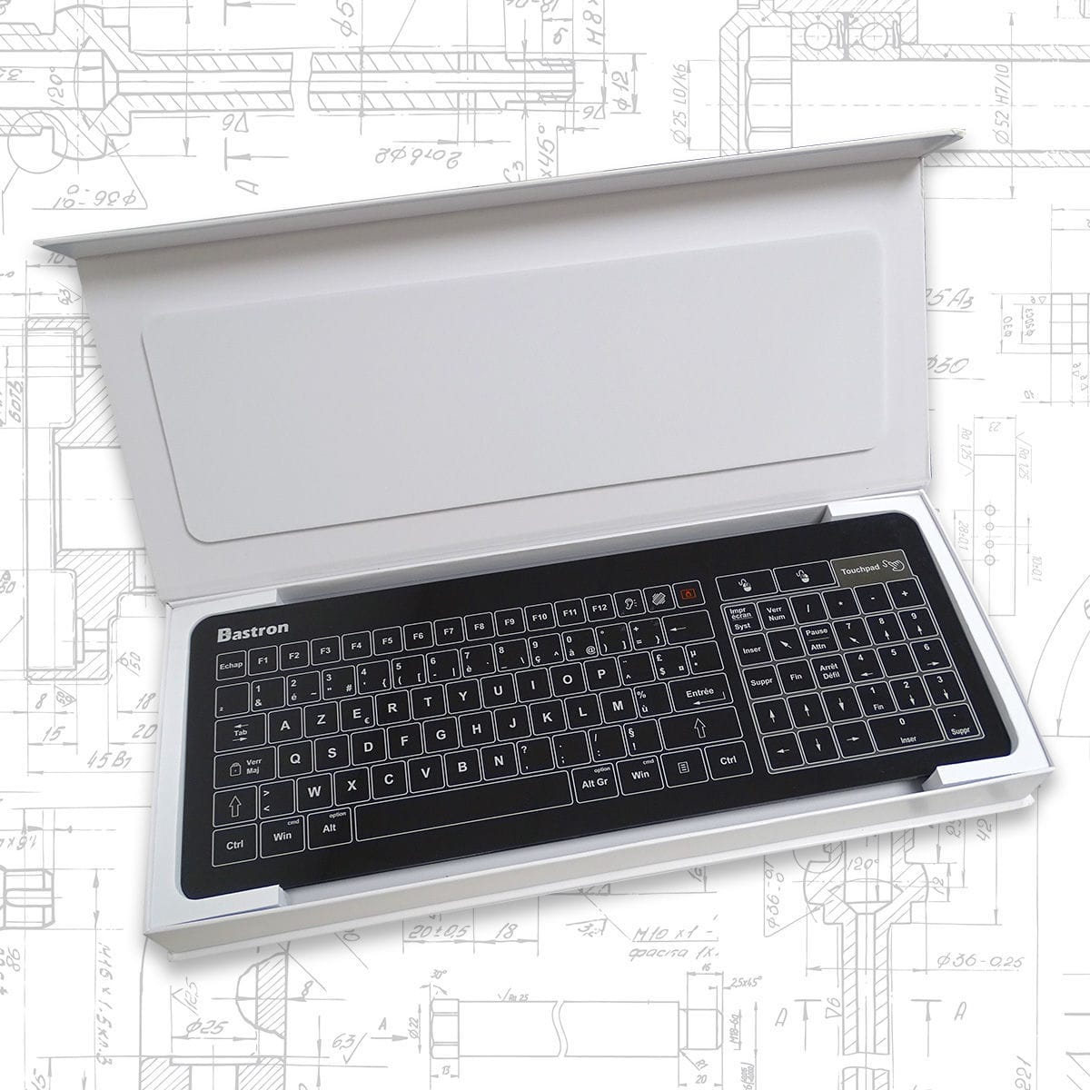 希少　超美品　Bastron B10 pro ガラス製キーボード　レッド　無線 希少 超美品 Bastron B10 pro ガラス製キーボード レッド 無線