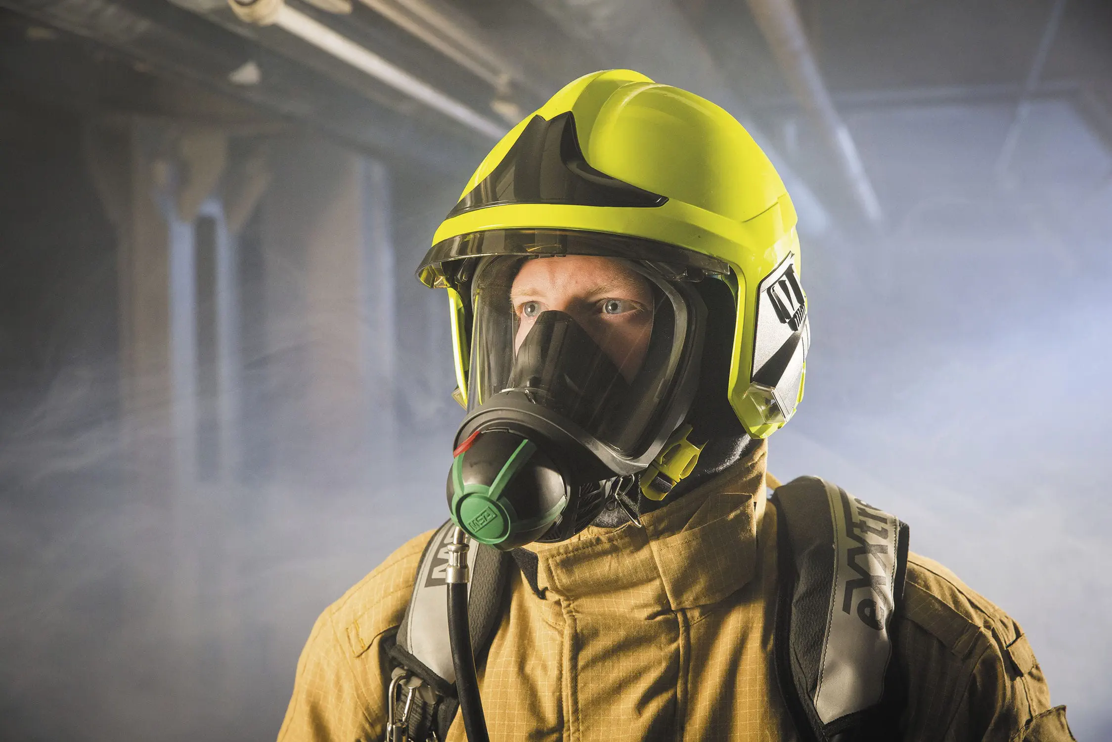 給気式防護マスク - G1 - MSA - 全面 / 有害な環境用 / バルブ付