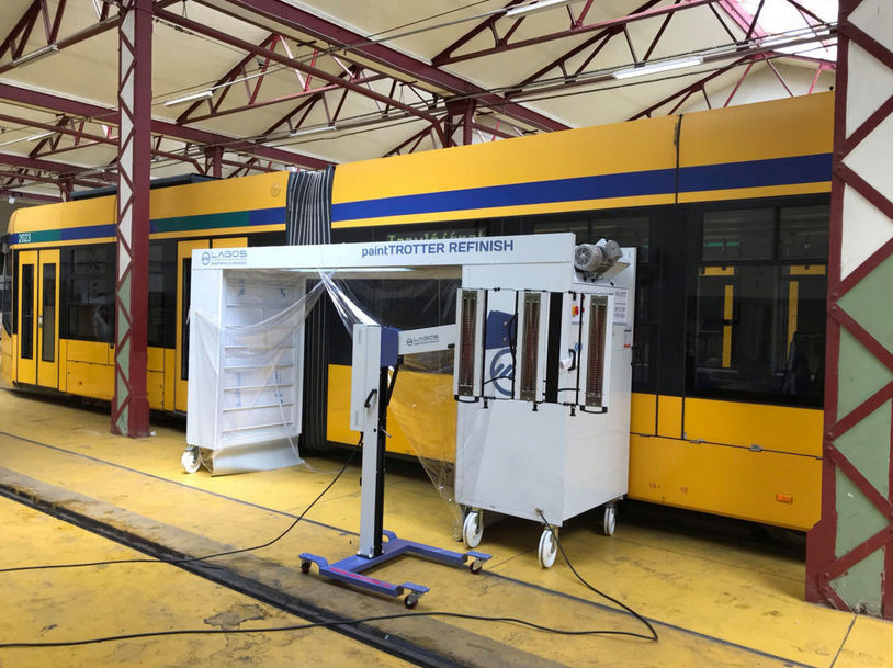 開放型塗装ブース - paintTROTTER - Equipos Lagos - 車両用 開放型塗装ブース - paintTROTTER - Equipos Lagos - 車両用