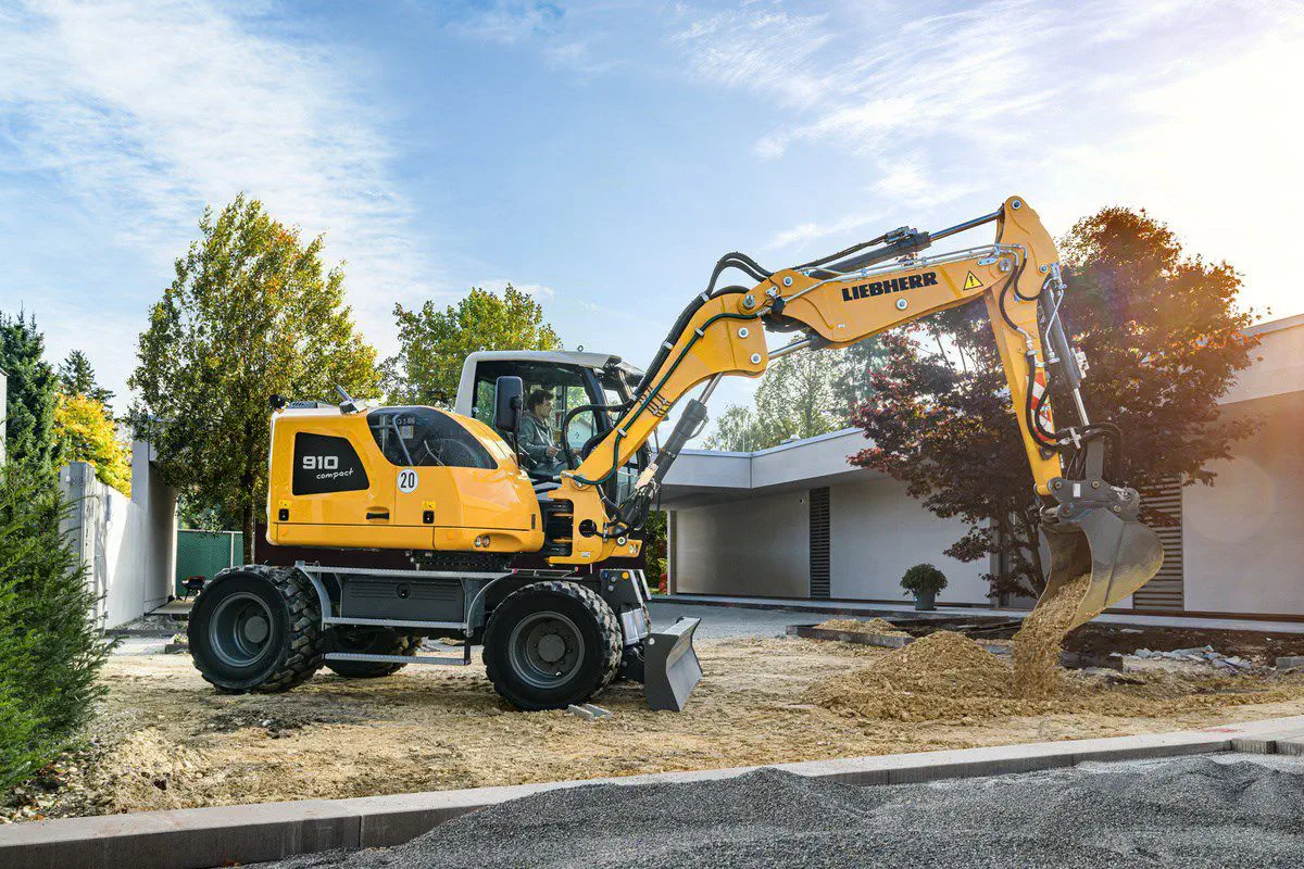 中型油圧ショベル - A 910 - Liebherr Excavators - ホイール式 / Tier