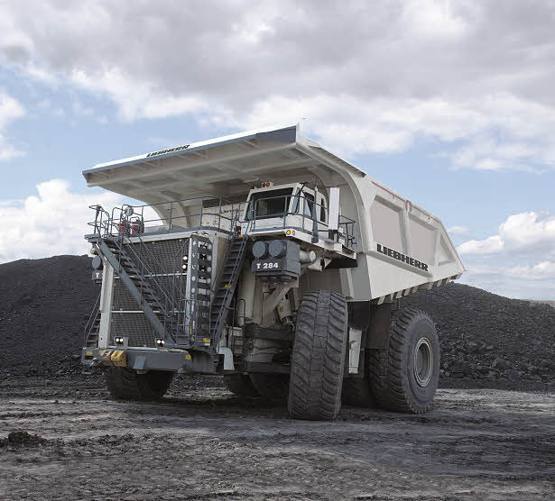 リジッドダンプトラック - T 284 - Liebherr Excavators - ディーゼル