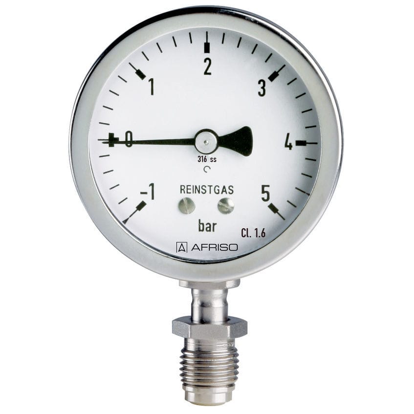 AFRISO Bourdon tube pressure gauge RF63RG IK1 | 87266302