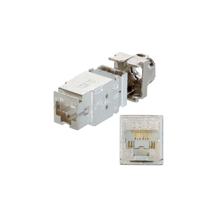 コネクター RJ45 コネクタ Cat6A Cat6 LANケーブル 用 100個入り LD-6RJ45T100/L
