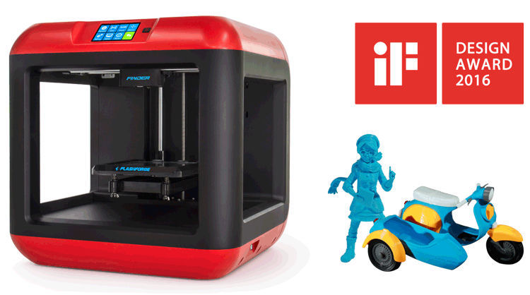 PLA3Dプリンタ - Finder - Flashforge - モデル制作用 / FFF / 卓上