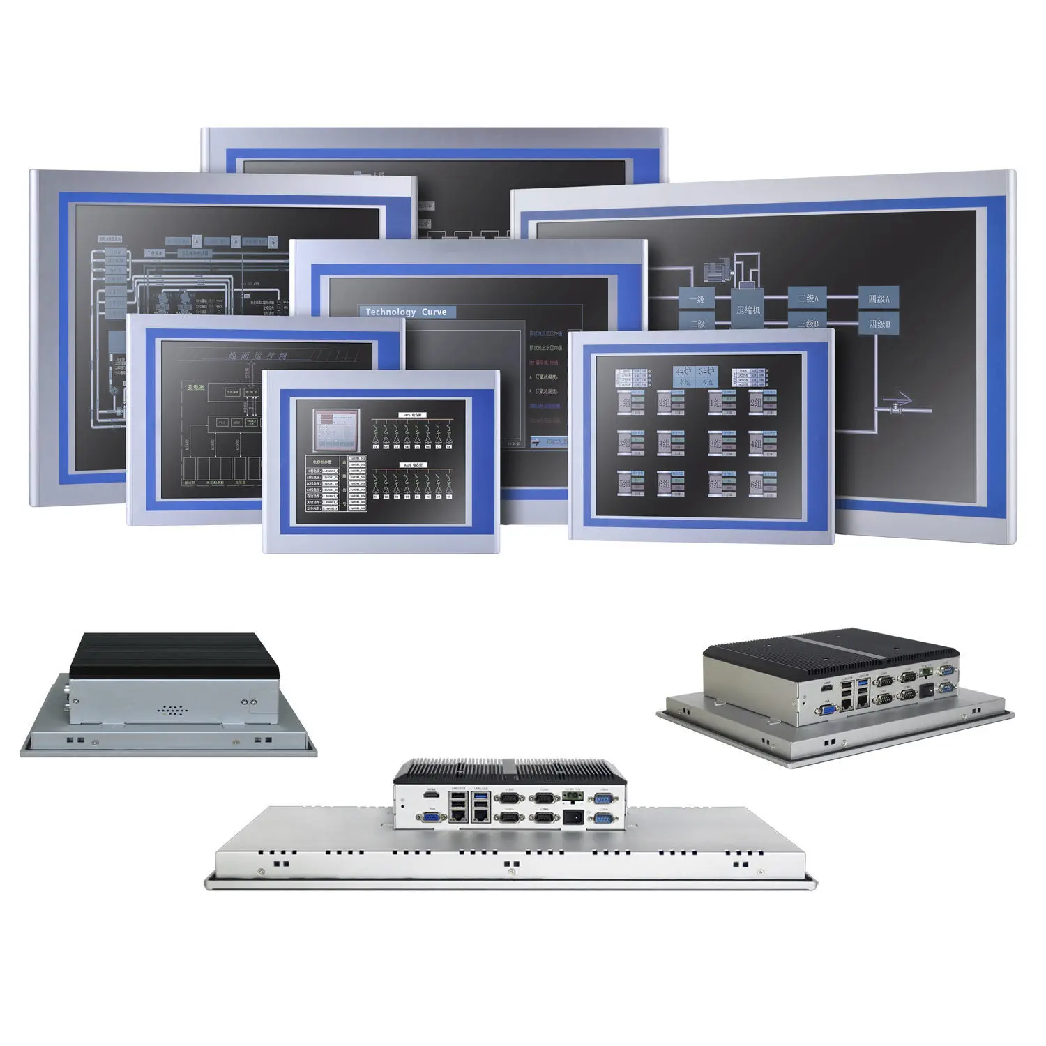 カラー液晶ディスプレーパネルPC - TPC6000-AXXX2 Series - NODKA