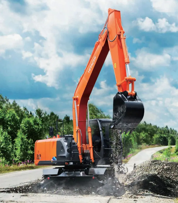 あるく 日立建機 ZX170W-3（油圧ショベル(ユンボ)）のカタログ