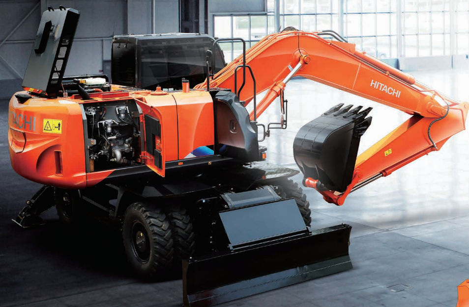 あるく 中型油圧ショベル - ZX170W-5A - HITACHI Construction
