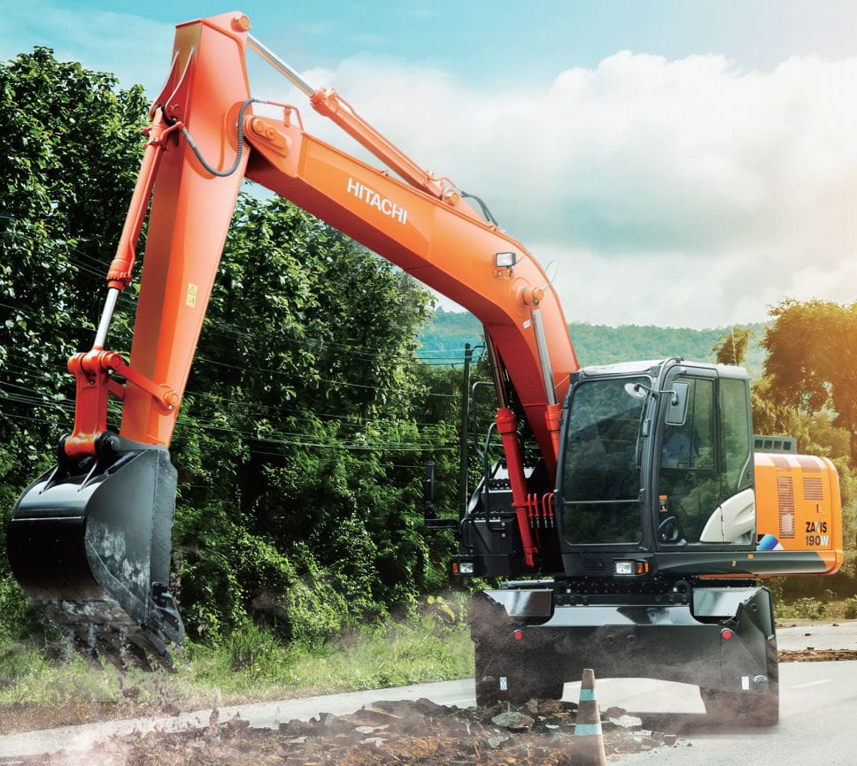 中型油圧ショベル - ZX190W-5A - HITACHI Construction Machinery