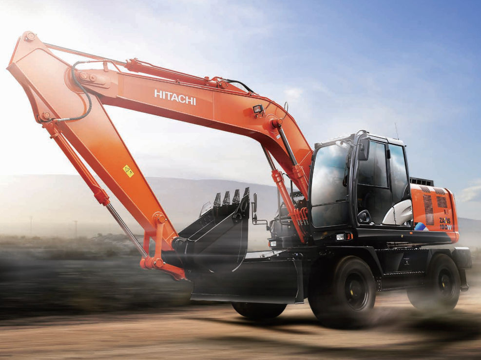 中型油圧ショベル - ZX190W-5A - HITACHI Construction Machinery
