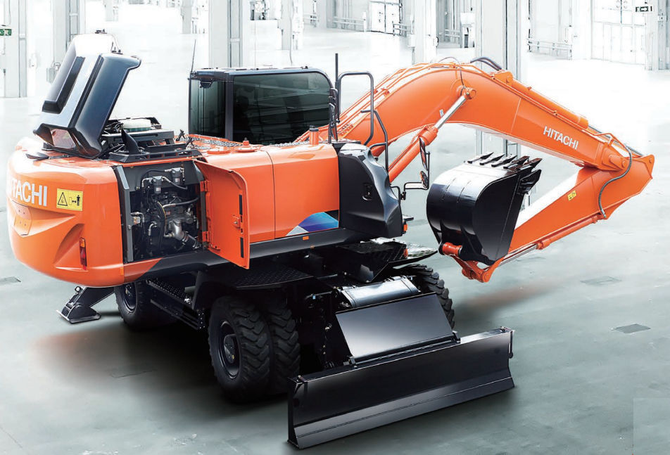 中型油圧ショベル - ZX210W-5A - HITACHI Construction Machinery