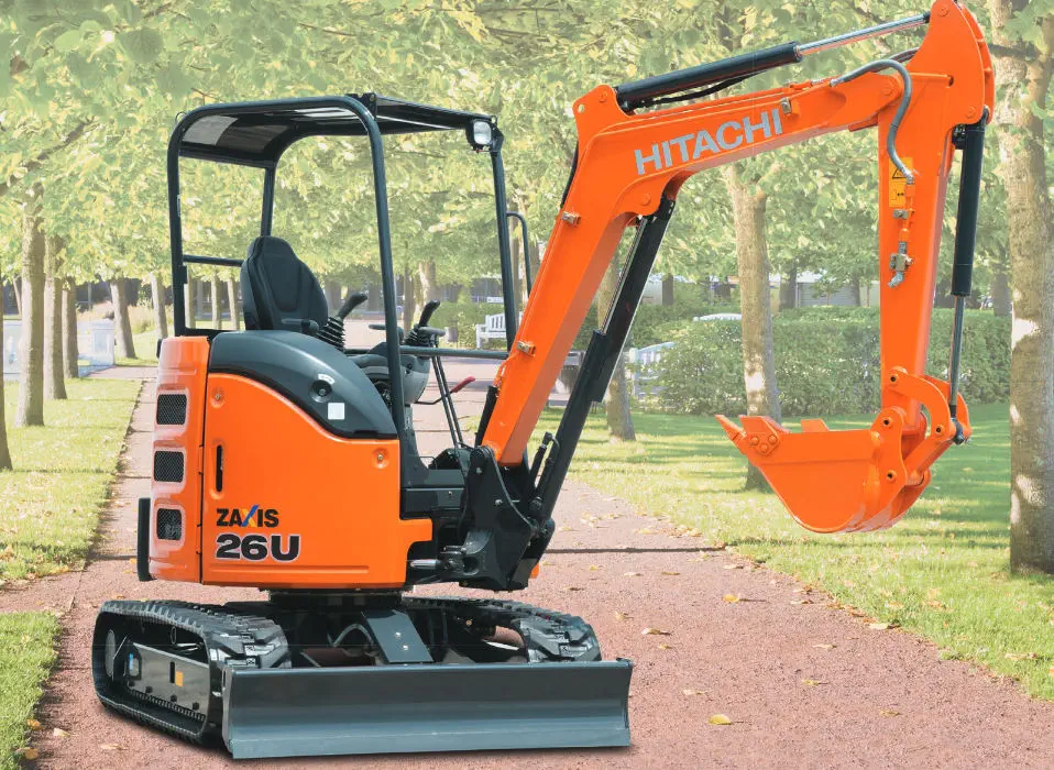 小型油圧ショベル - ZX26U-5A - HITACHI Construction Machinery