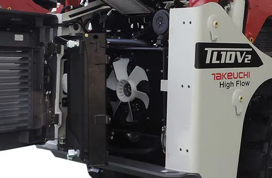 クローラー式ローダー - TL12V-2 - TAKEUCHI - コンパクト / 工事現場用