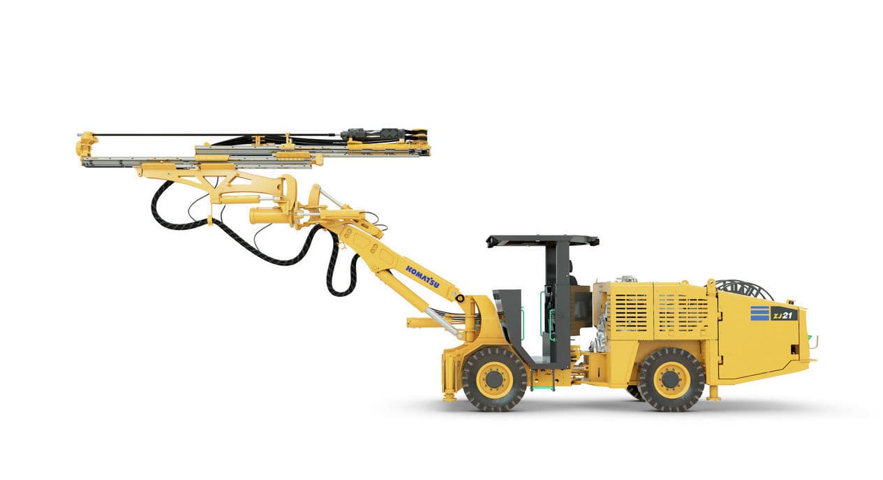 ジャンボ掘削用ドリル - ZJ21 - Komatsu Construction and Mining