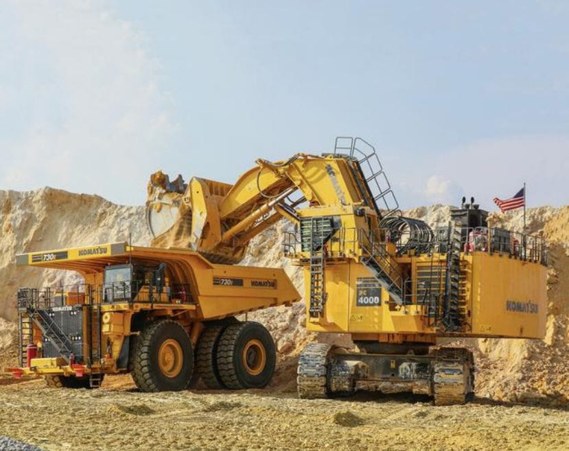 中型油圧ショベル - PC4000-11 - Komatsu Construction and