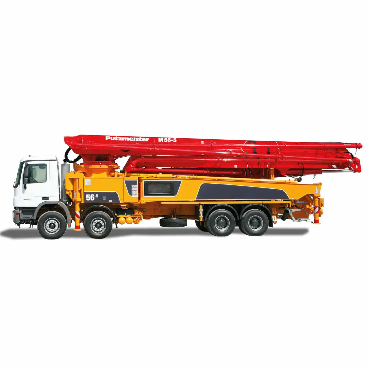 工事現場用トラック搭載コンクリート ポンプ - M56-5 - Putzmeister