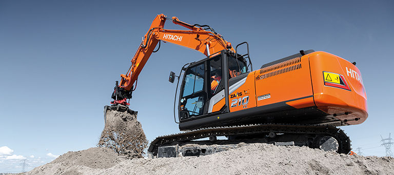 中型油圧ショベル - ZX210LC series - Hitachi Construction Machinery