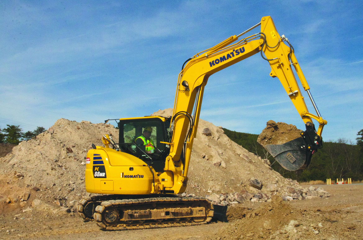 中型油圧ショベル - PC88MR-10 - Komatsu Europe/小松製作所