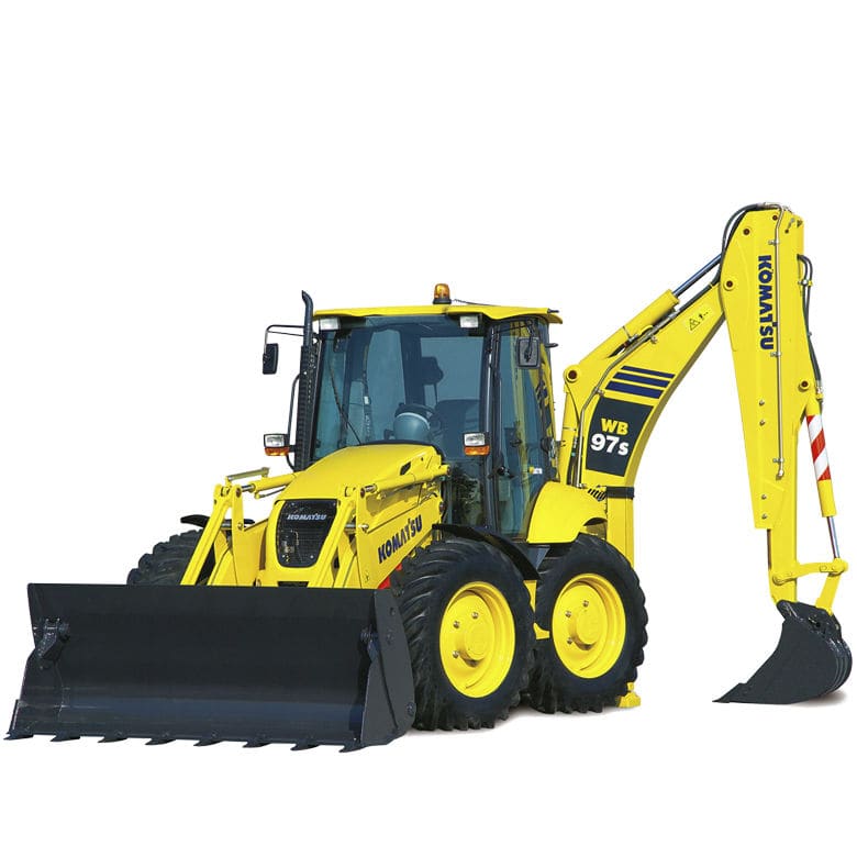 リジッドバックホウローダ - WB97S-5 - Komatsu Europe/小松製作所 - 小型