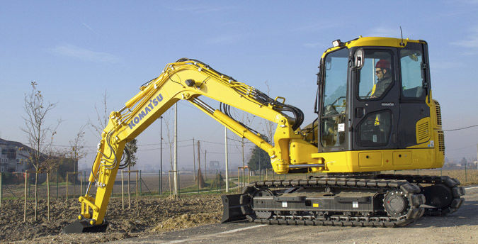 中型油圧ショベル - PC88MR-10 - Komatsu Europe/小松製作所