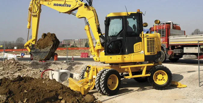 中型油圧ショベル - PC88MR-10 - Komatsu Europe/小松製作所