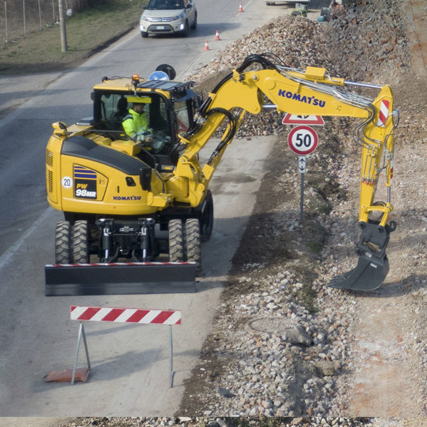 中型油圧ショベル - PW98MR-11 - Komatsu Europe/小松製作所